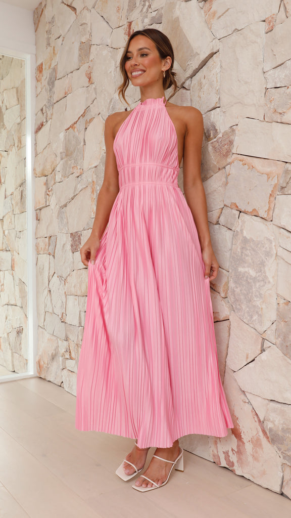 Frances Maxi Dress - Pink - Billy J