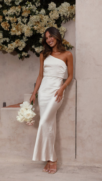 Load image into Gallery viewer, Margot Maxi Dress - Champagne - Billy J
