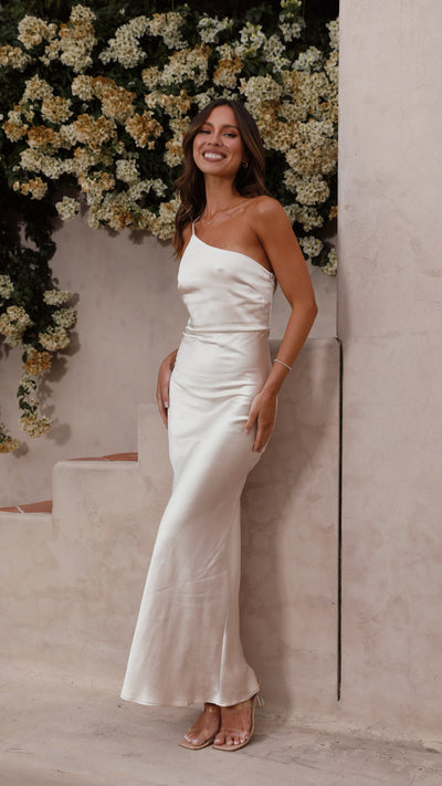 Load image into Gallery viewer, Margot Maxi Dress - Champagne - Billy J
