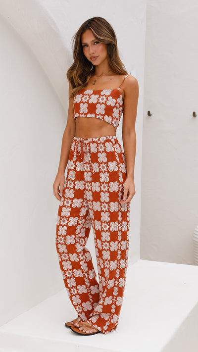 Load image into Gallery viewer, Beila Crop Top - Soleil Print - Billy J
