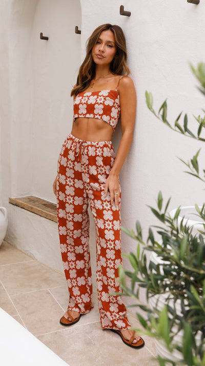 Load image into Gallery viewer, Beila Crop Top - Soleil Print - Billy J
