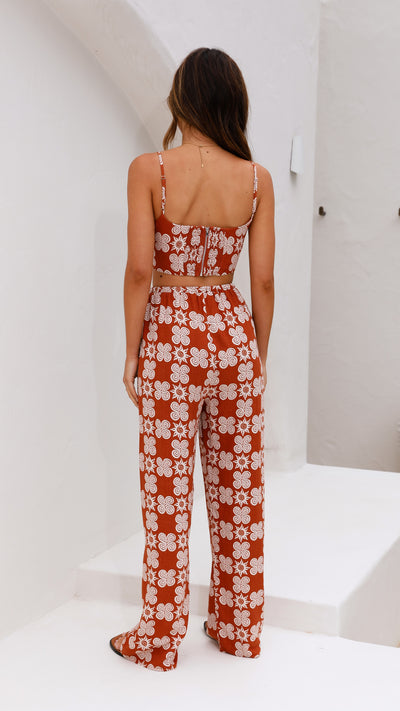 Load image into Gallery viewer, Beila Crop Top - Soleil Print - Billy J
