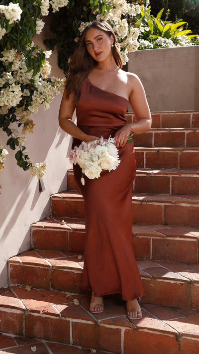 Load image into Gallery viewer, Margot Maxi Dress - Rust - Billy J
