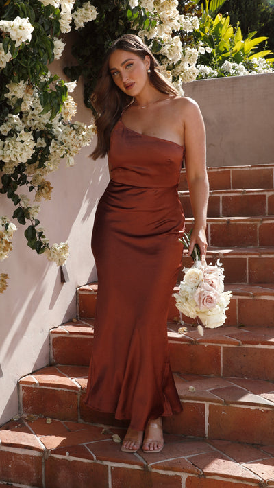 Load image into Gallery viewer, Margot Maxi Dress - Rust - Billy J
