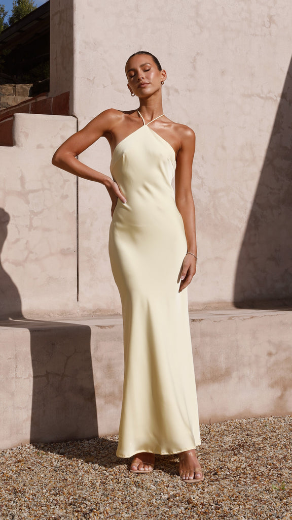 Chiara Maxi Dress - Yellow - Billy J