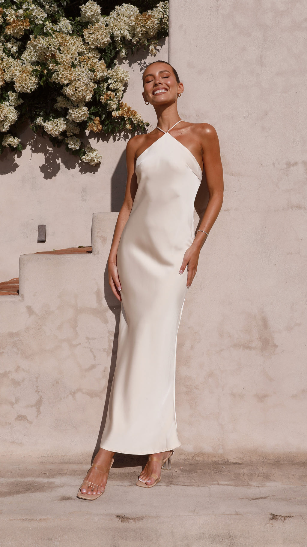 Chiara Maxi Dress - Champagne - Billy J