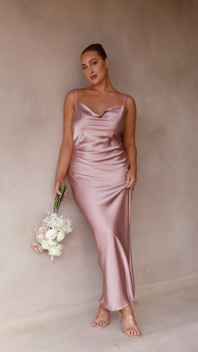 Load image into Gallery viewer, Willow Maxi Dress - Dusty Pink - Billy J
