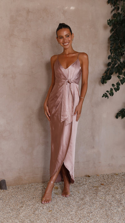 Load image into Gallery viewer, Tyra Maxi Dress - Dusty Pink - Billy J
