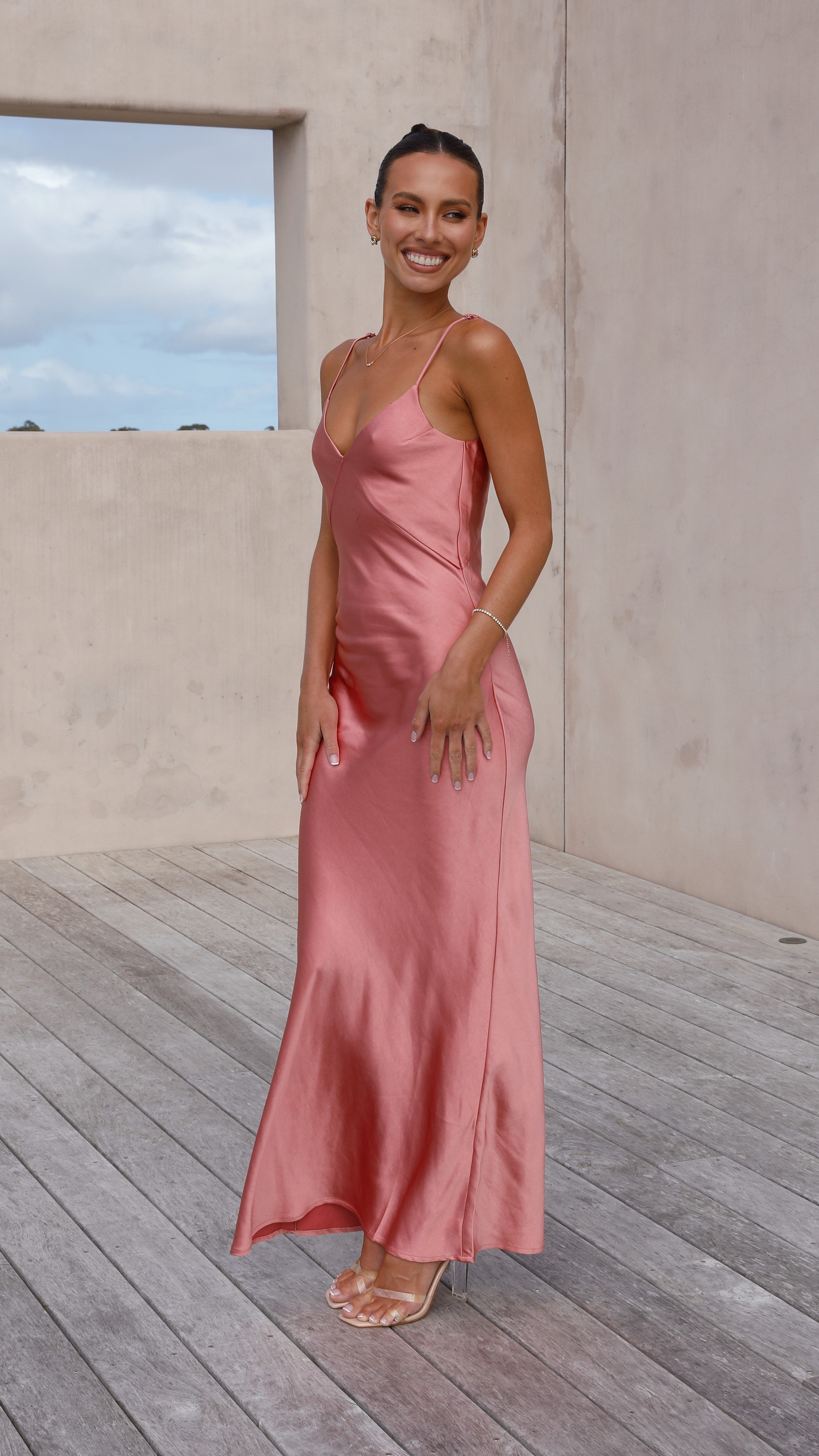 Gisella Maxi Dress - Baked Rose - Billy J