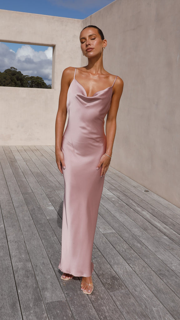 Willow Maxi Dress - Dusty Pink - Billy J