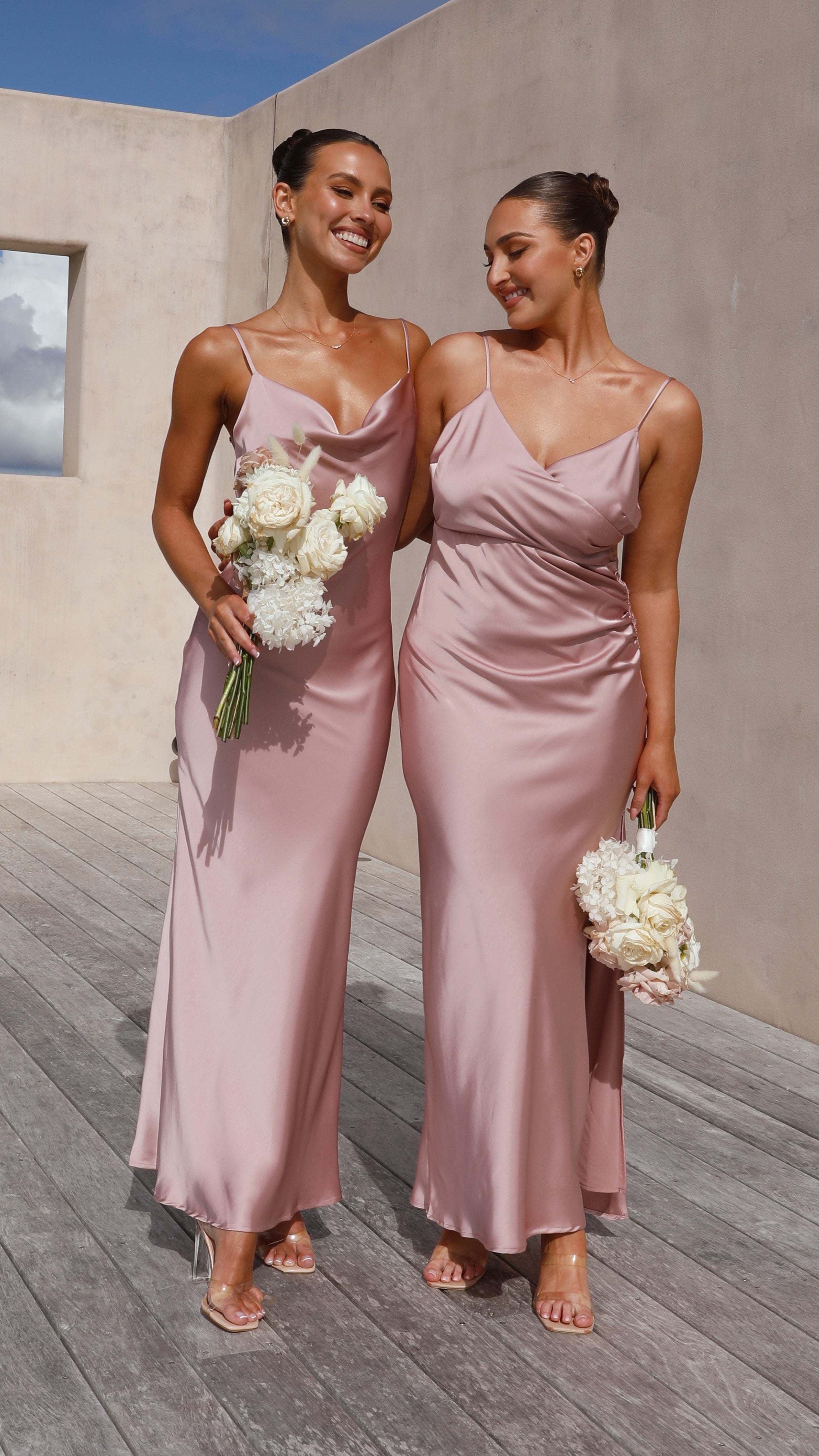 Willow Maxi Dress - Dusty Pink - Billy J