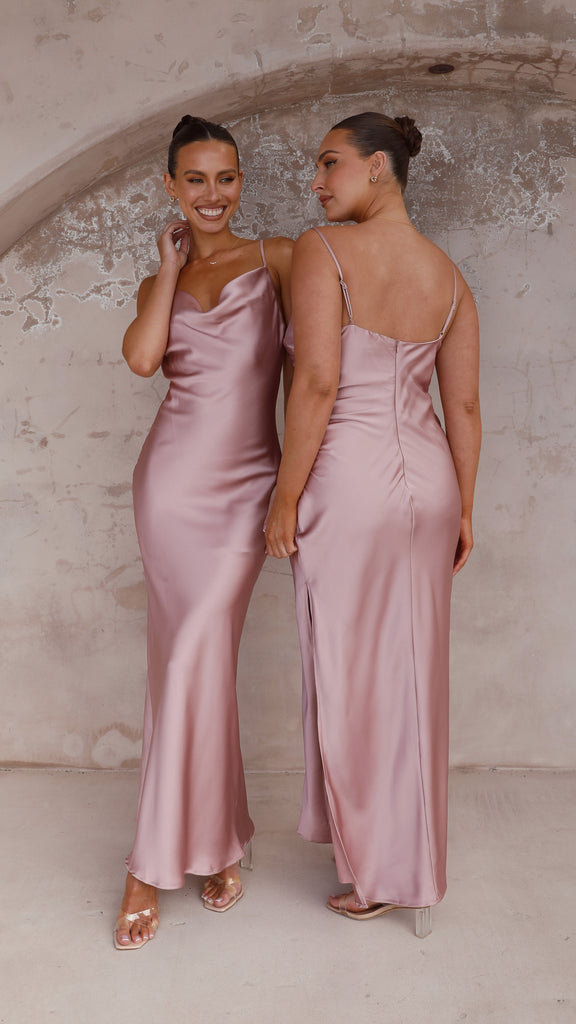 Willow Maxi Dress - Dusty Pink - Billy J