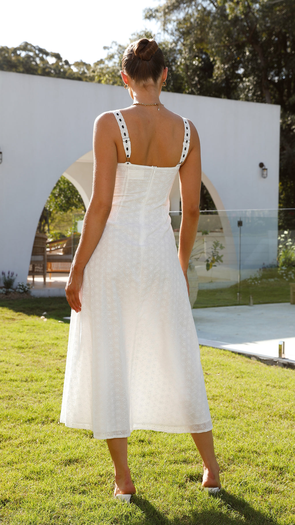 Romy Maxi Dress - White - Billy J