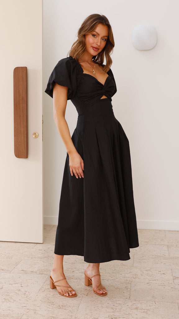 Christina Maxi Dress - Black - Billy J