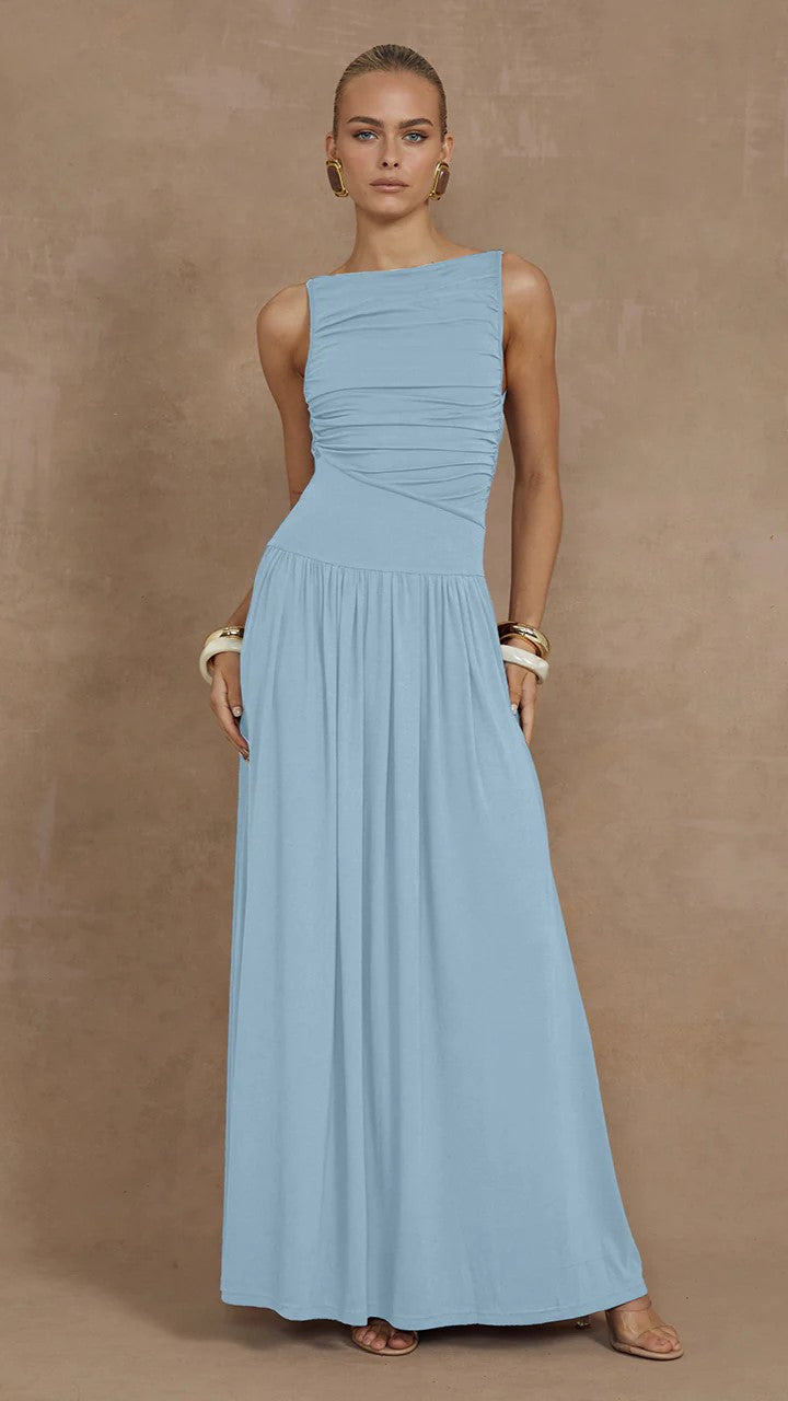 Nalla Maxi Dress - Ice Blue - Billy J