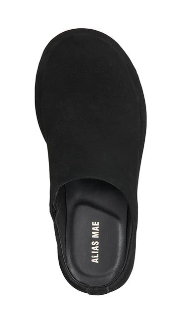 Alias Mae Phoebe Slide - Black Nubuck - Billy J