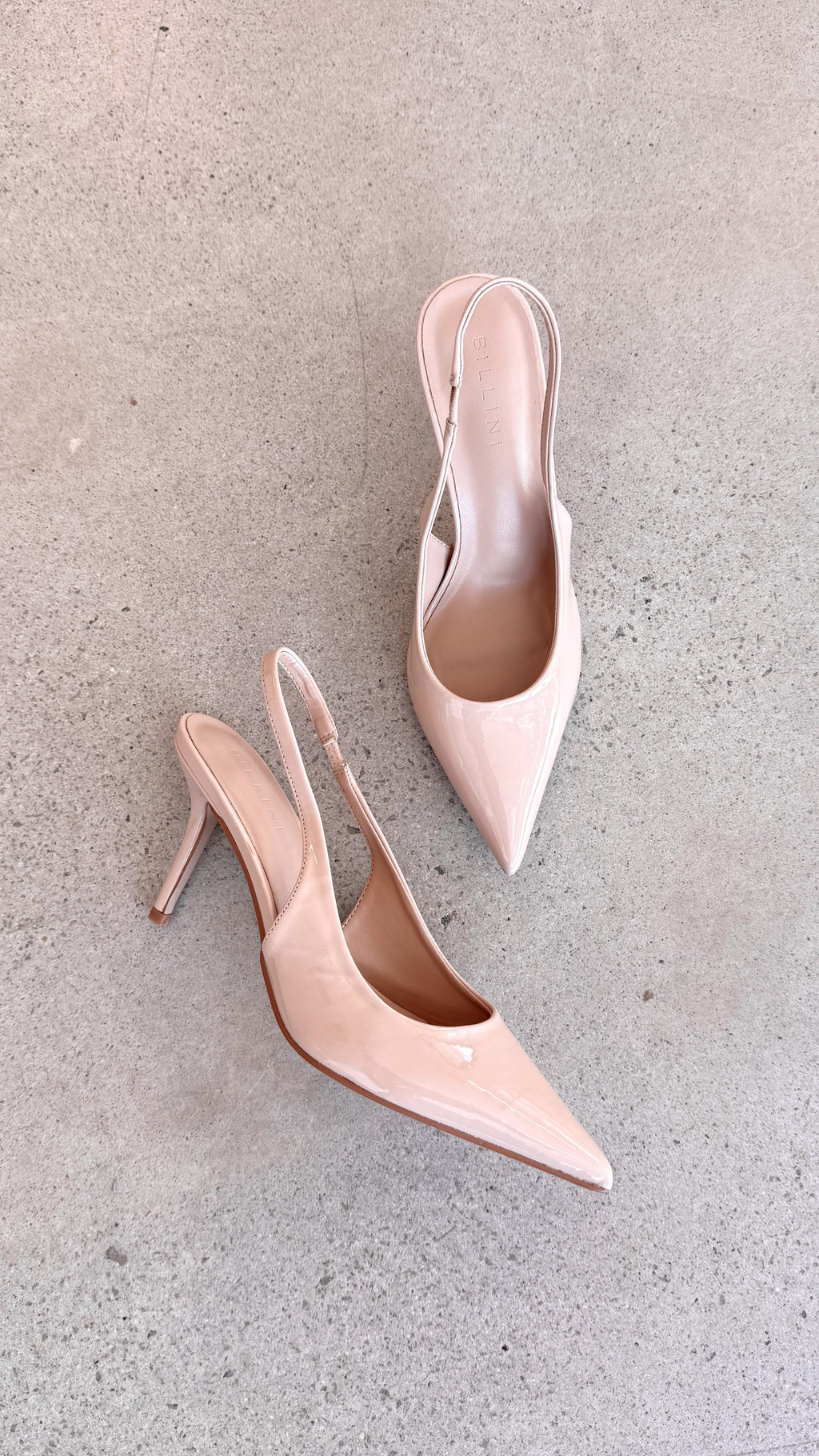 Blondie Heels - Nude Patent - Billy J