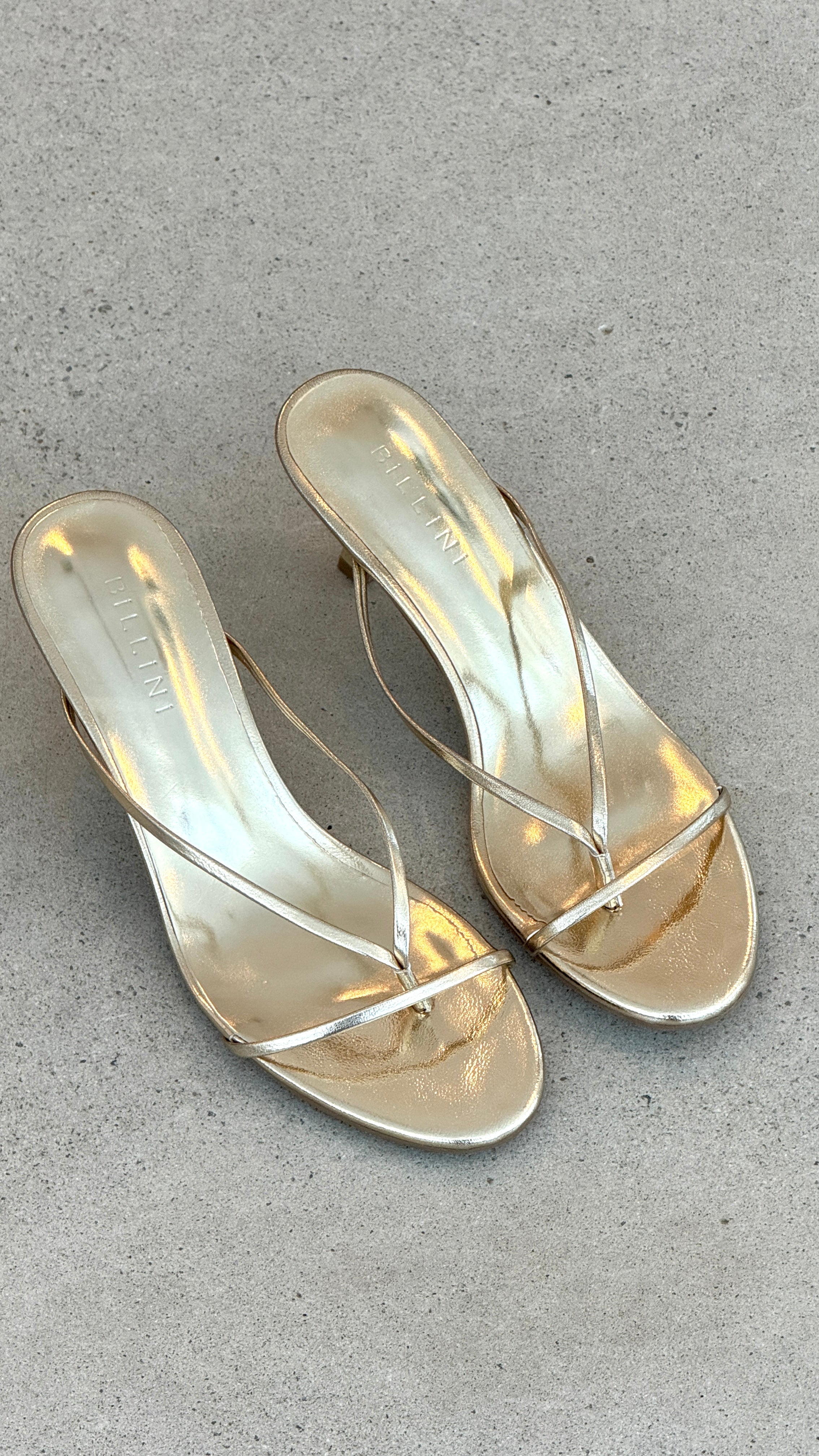 Gillie Heel - Gold Metallic - Billy J