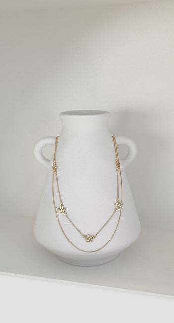 Daisey Necklace Set - Gold