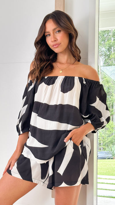 Load image into Gallery viewer, Genevieve Off Shoulder Top - Taormina - Billy J
