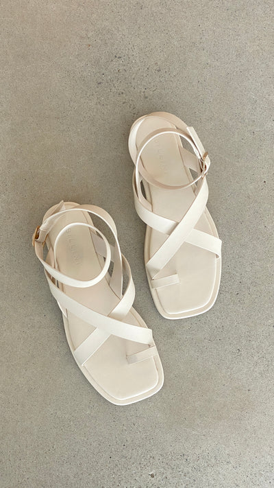 Load image into Gallery viewer, Ushi Sandal - Bone - Billy J
