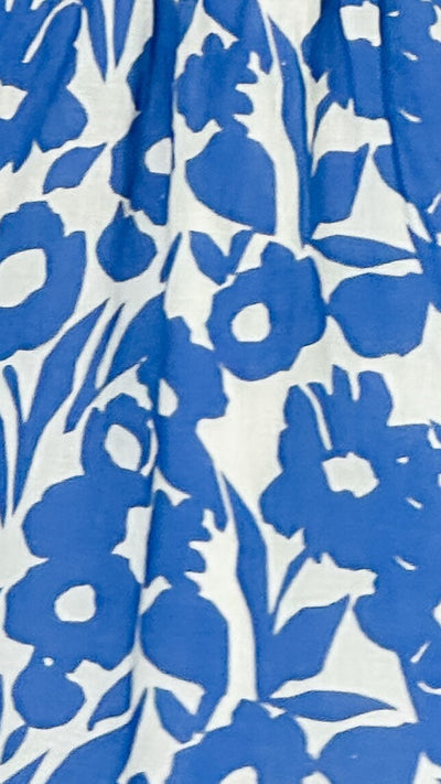 Load image into Gallery viewer, Devon Top - Blue Floral - Billy J
