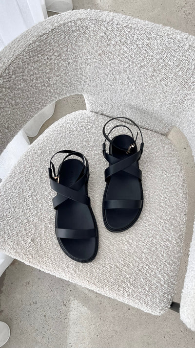 Load image into Gallery viewer, Zoelie Sandal - Black - Billy J
