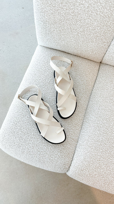 Load image into Gallery viewer, Zinnia Sandal - Bone - Billy J
