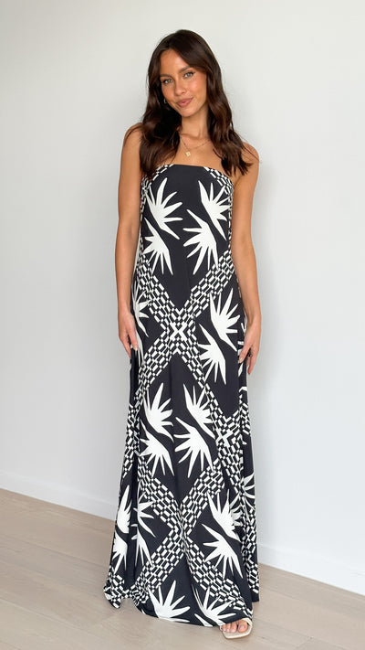 Load image into Gallery viewer, Nadja Maxi Dress - Kahlo Print - Billy J
