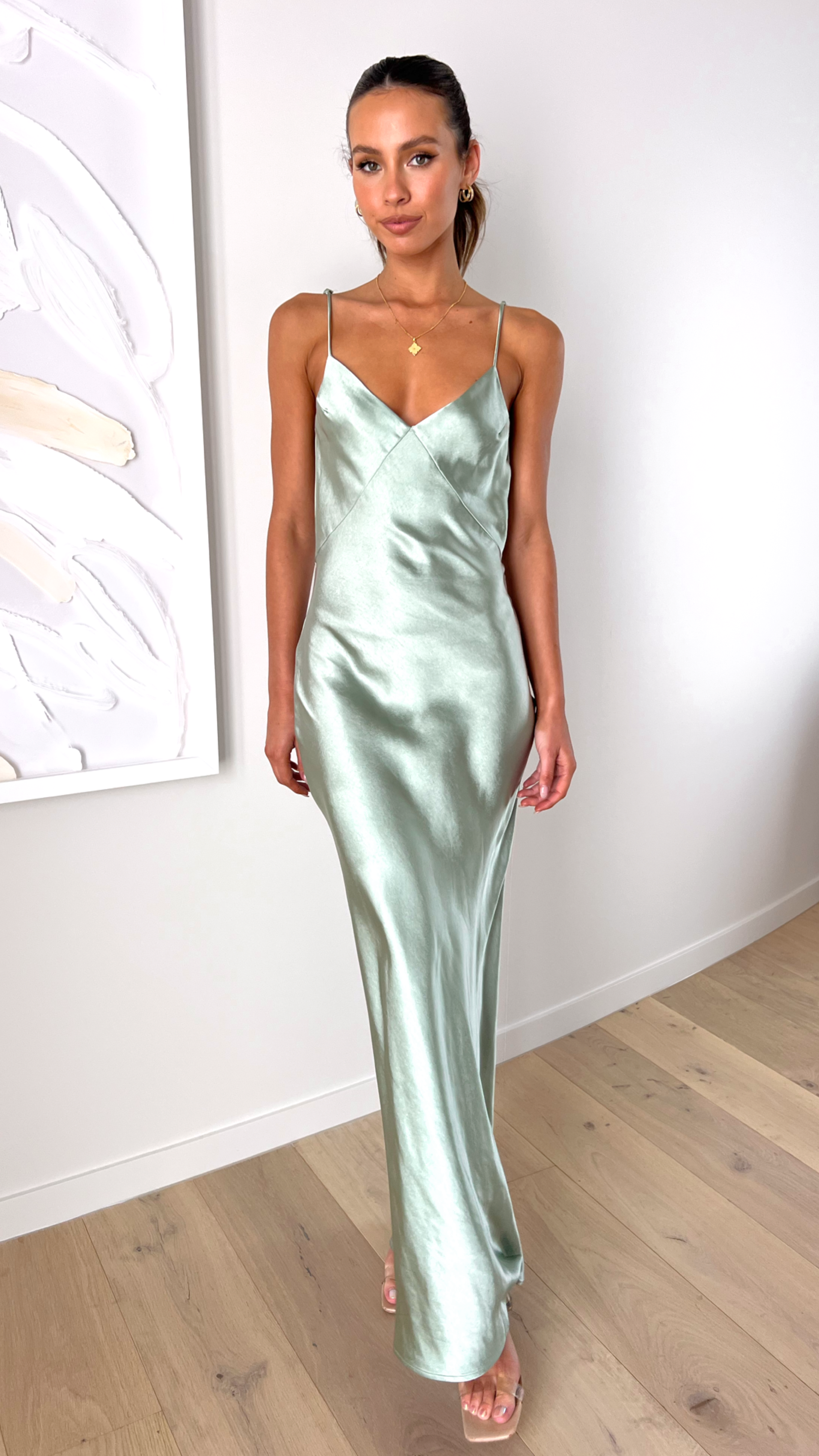 Gisella Maxi Dress - Sage - Billy J