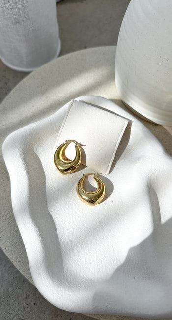 Arya Hoop Earrings - Gold