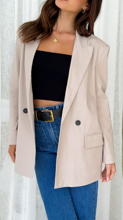 Load image into Gallery viewer, Kingsford Blazer - Beige - Billy J
