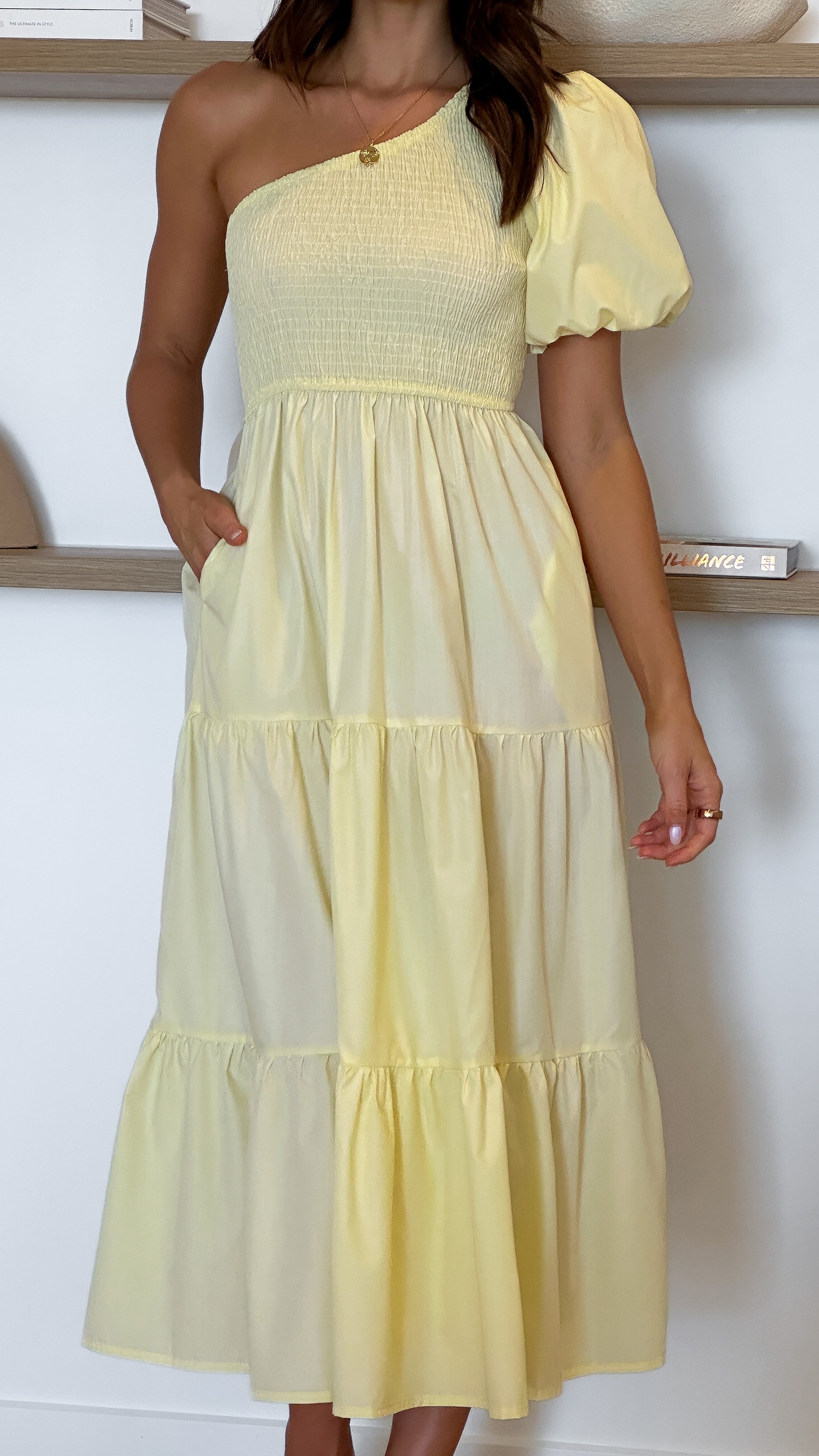 Frankie Maxi Dress - Yellow - Billy J