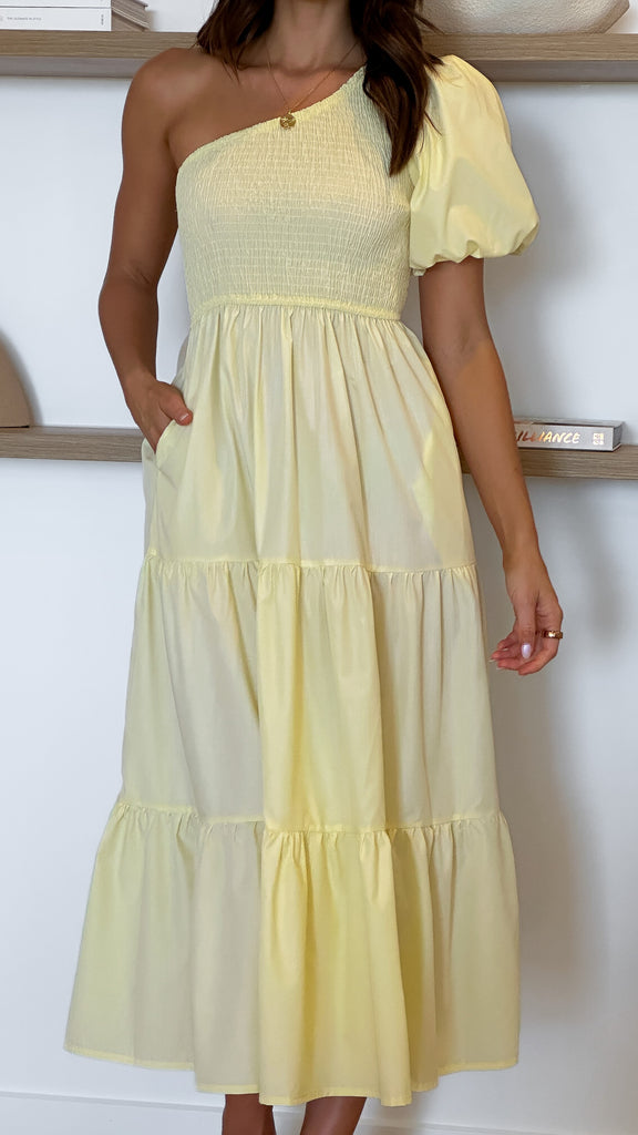 Frankie Maxi Dress - Yellow - Billy J