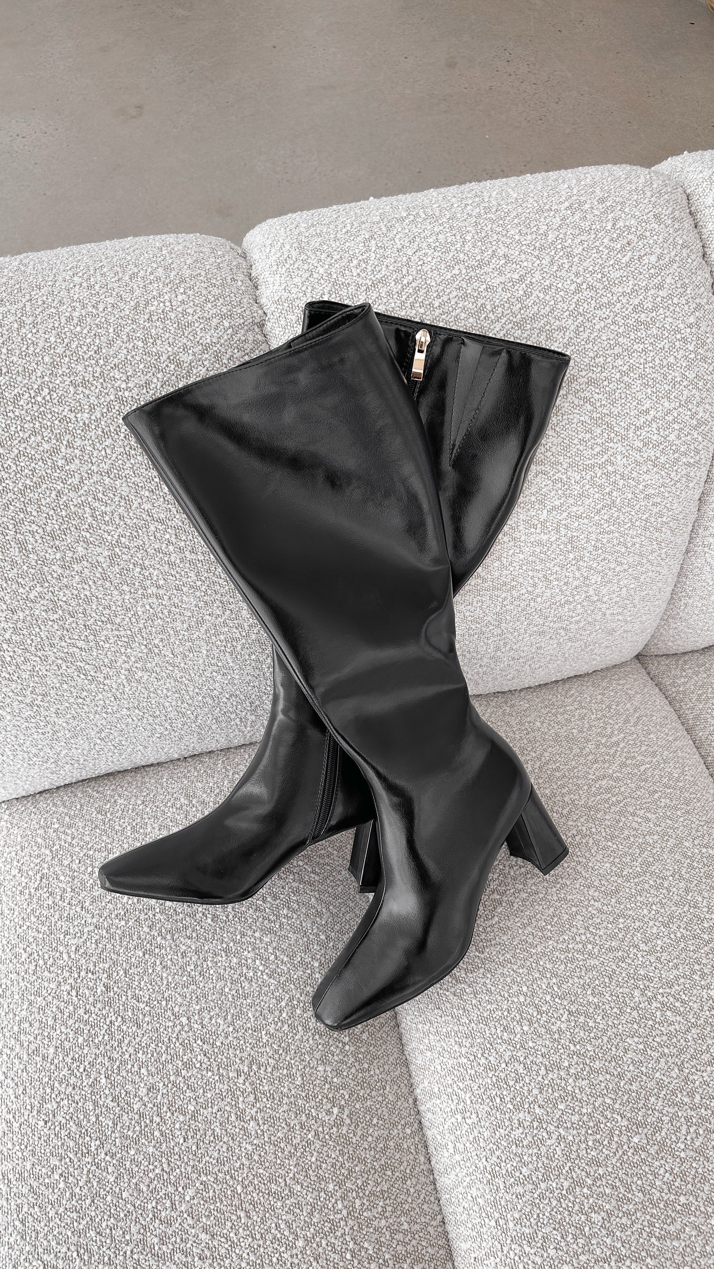 Friska Boot - Black Shimmer - Billy J