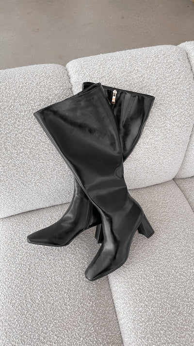 Load image into Gallery viewer, Friska Boot - Black Shimmer - Billy J
