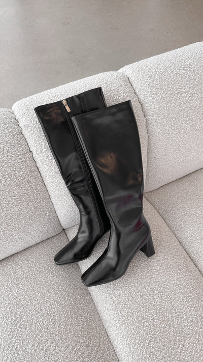 Load image into Gallery viewer, Friska Boot - Black Shimmer - Billy J
