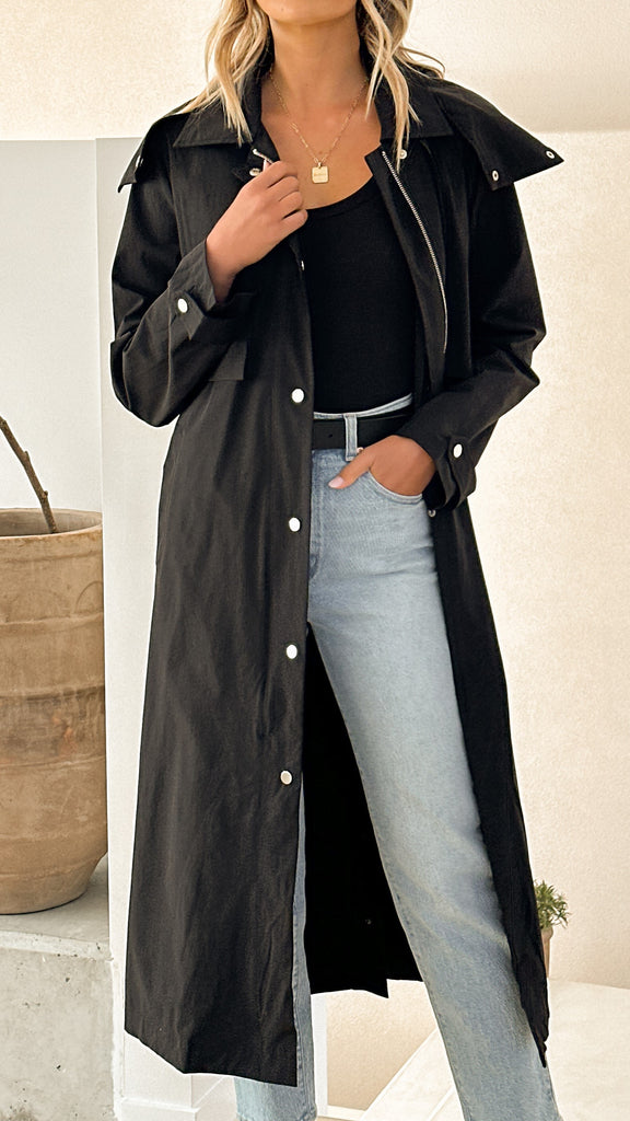 Hendrix Trench - Black - Billy J