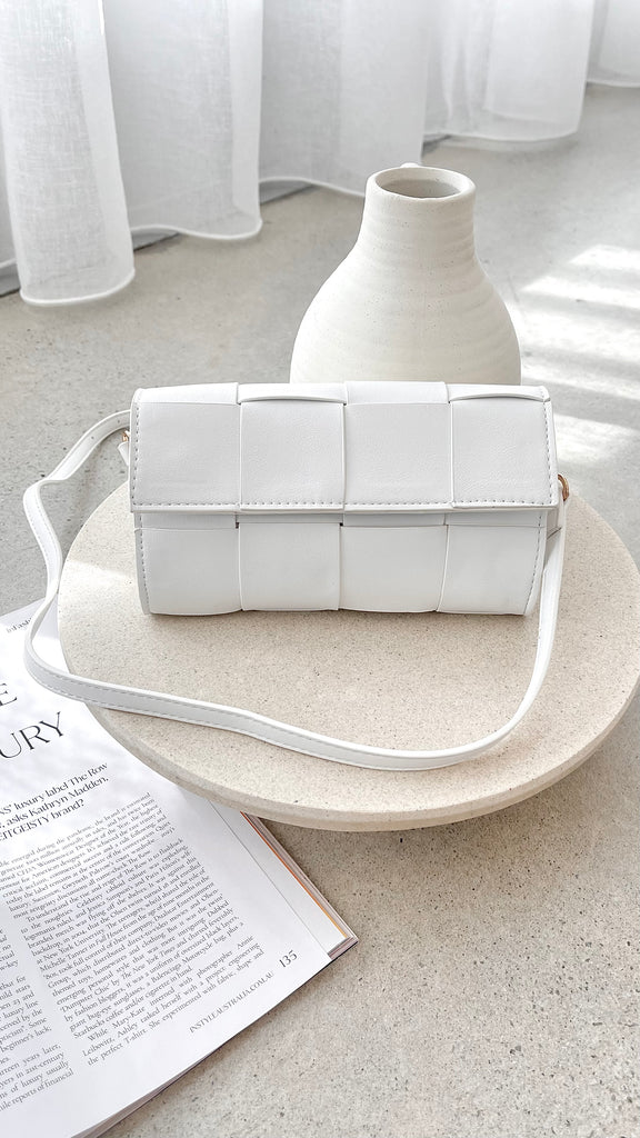 Brit Crossbody Bag - White - Billy J