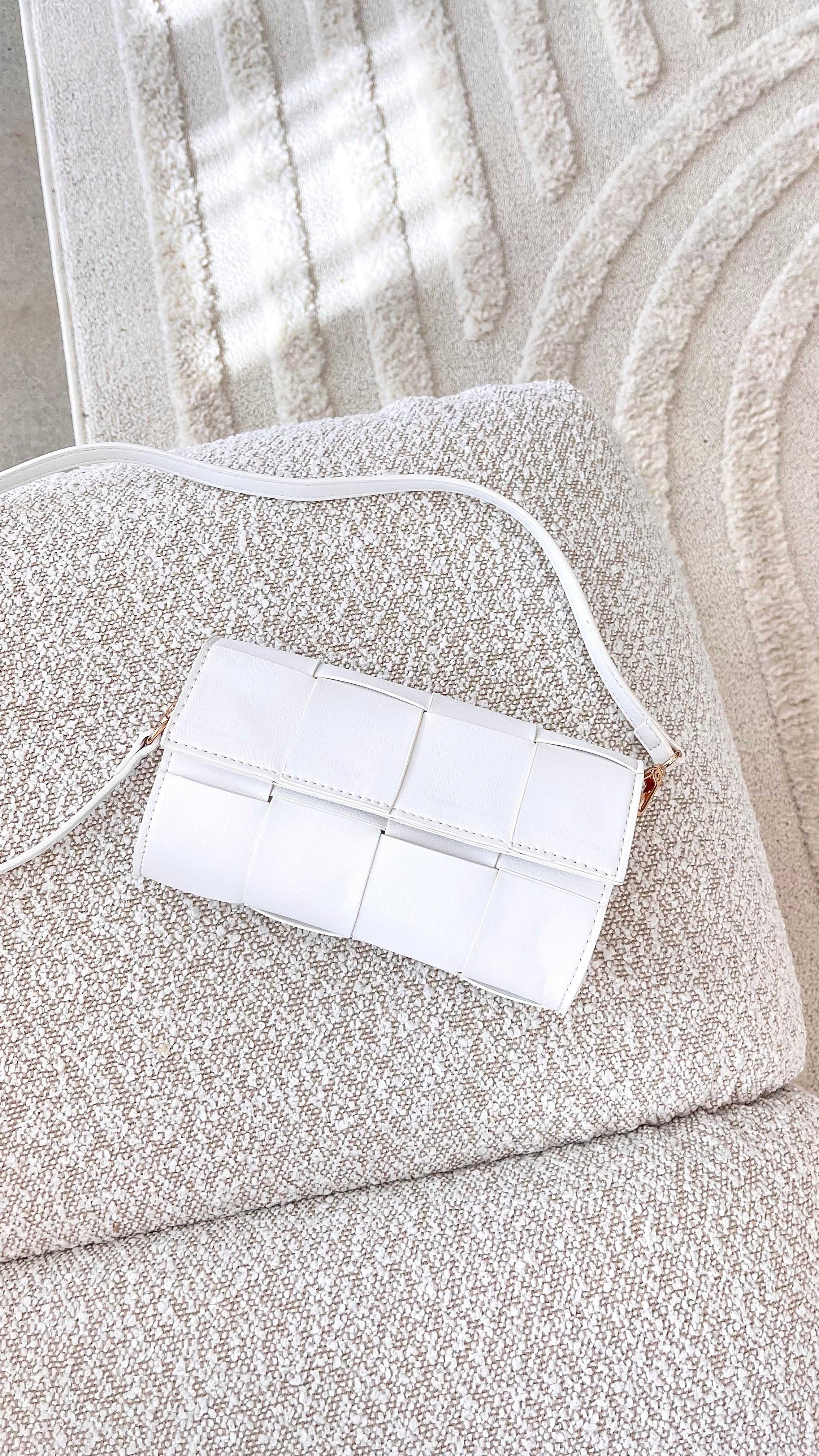 Brit Crossbody Bag - White - Billy J