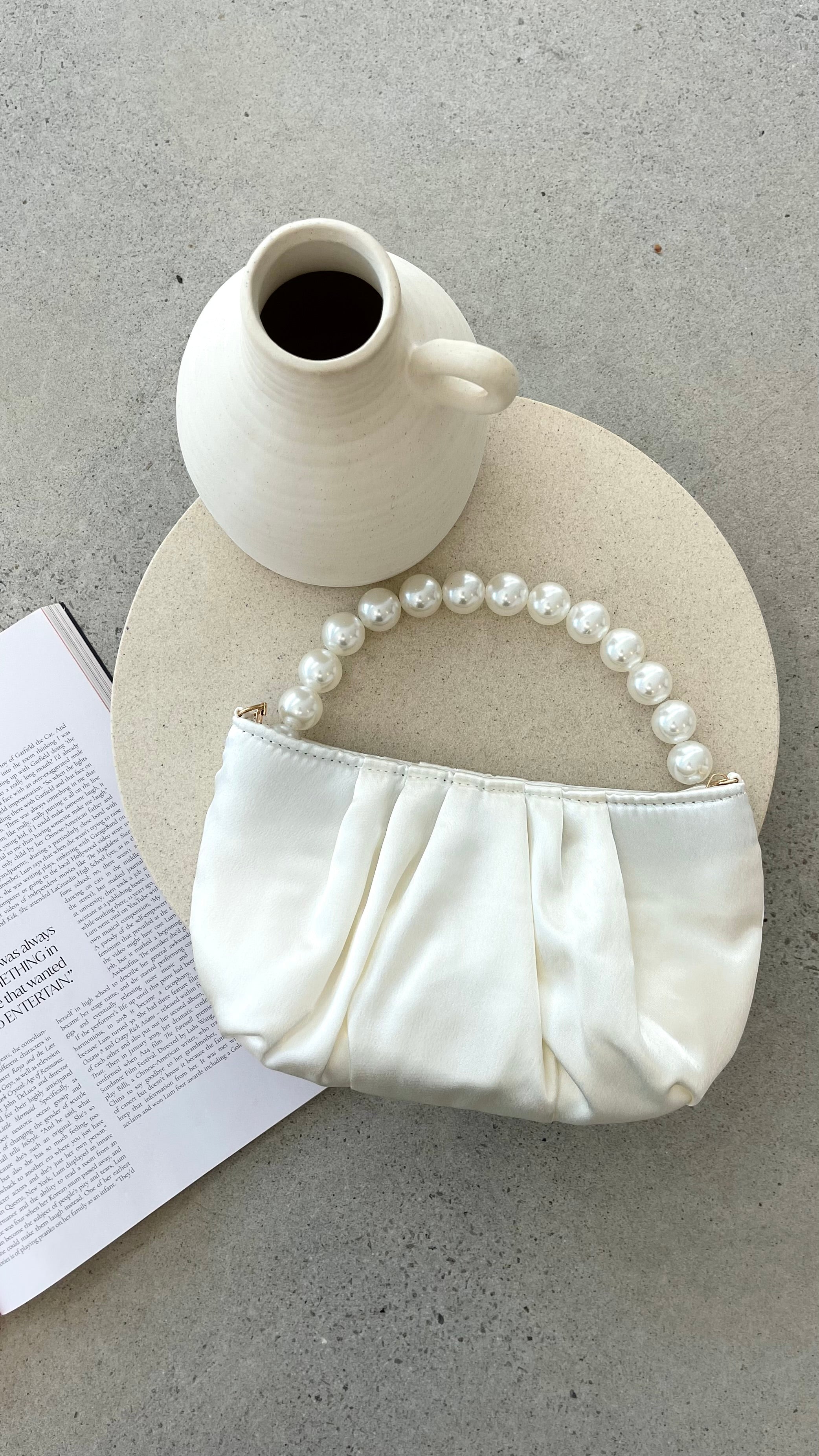 Hepburn Purse - Ivory - Billy J