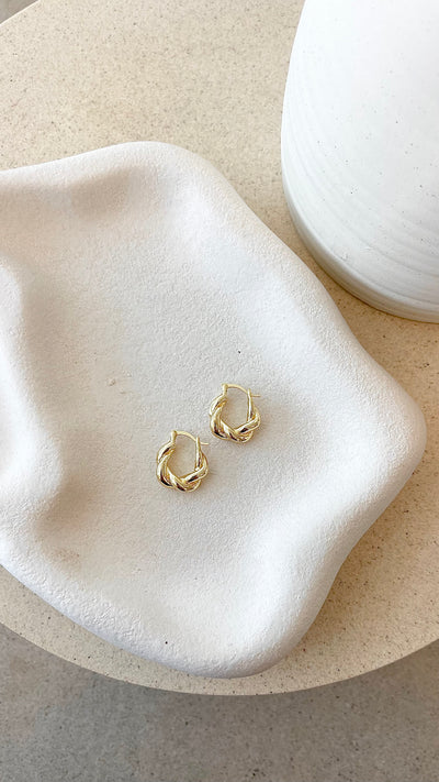 Load image into Gallery viewer, Lue Earrings - Gold - Billy J
