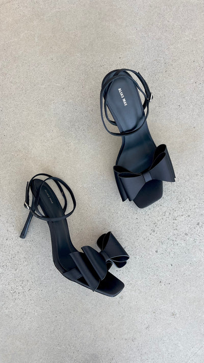 Load image into Gallery viewer, Gabby Heel - Black Satin - Billy J
