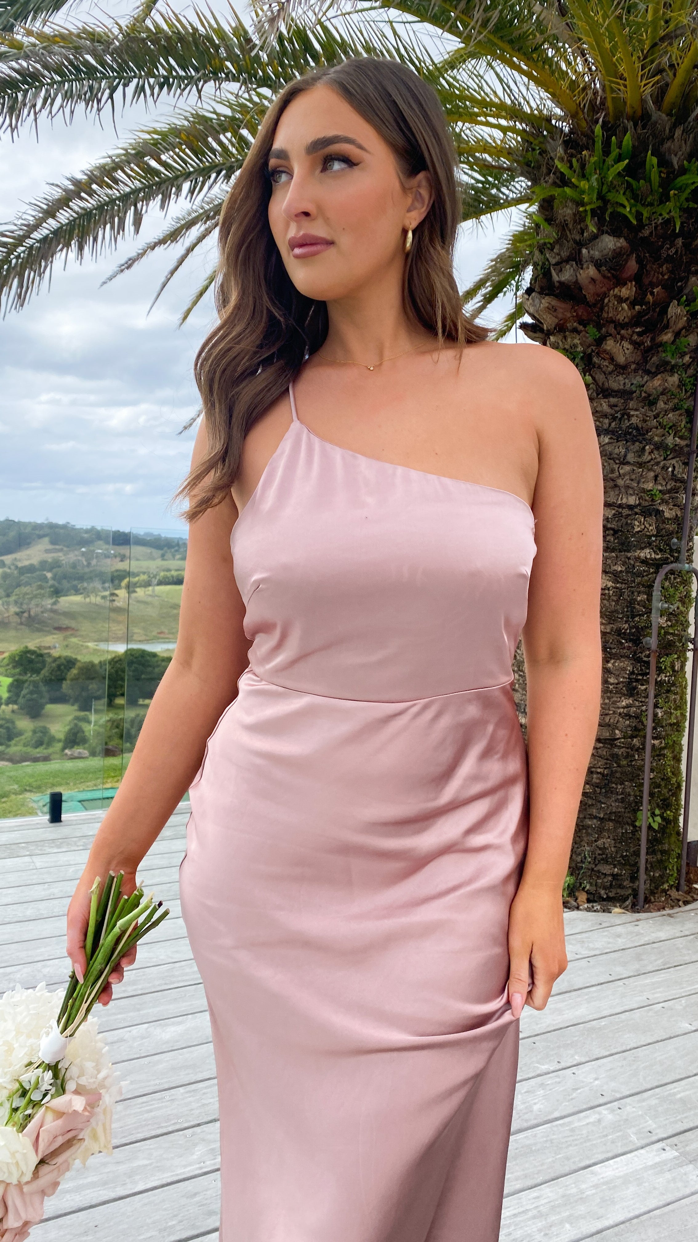 Margot Maxi Dress - Dusty Pink - Billy J