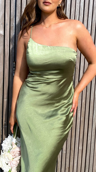 Load image into Gallery viewer, Margot Maxi Dress - Olive - Billy J
