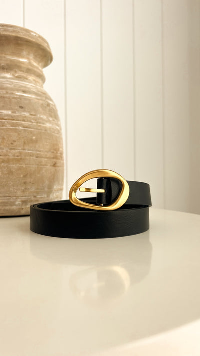 Load image into Gallery viewer, Jacory Belt - Black / Gold - Billy J
