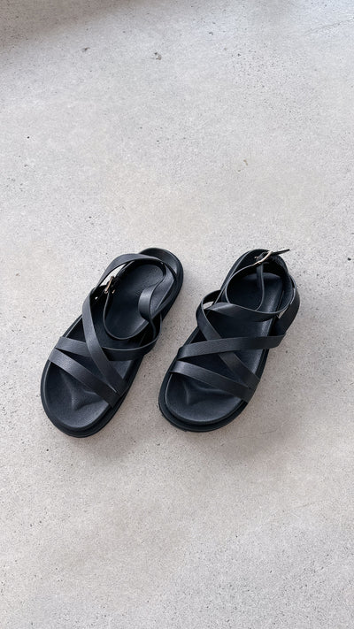 Load image into Gallery viewer, Tulsi Sandal - Black - Billy J
