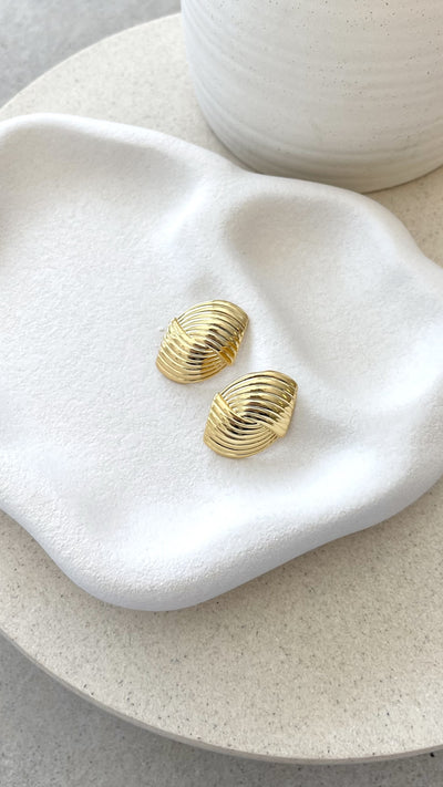 Load image into Gallery viewer, Winona Earrings - Gold - Billy J
