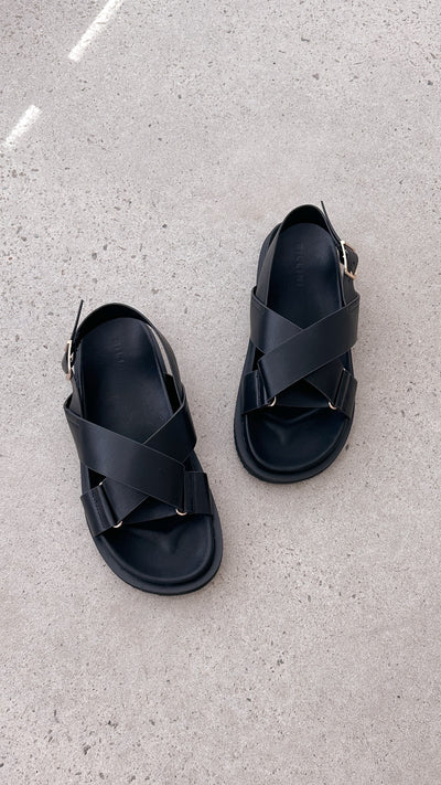 Load image into Gallery viewer, Trudy Sandal - Black - Billy J
