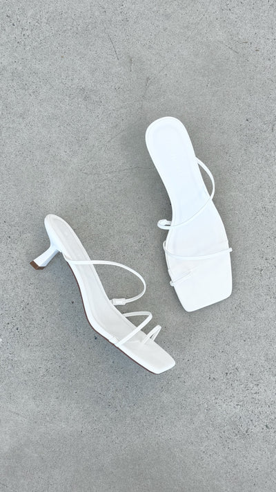 Load image into Gallery viewer, Mabel Heel - White - Billy J
